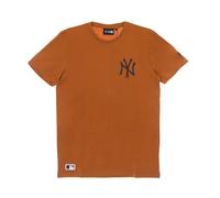 New Era - MLB Logo Équipe Poitrine Gauche Tee - Homme - Tops - Brun - Taille: L