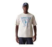 New Era MLB Los Angeles Dodgers Floral Graphic T-shirt surdimensionné Beige Beige L Homme