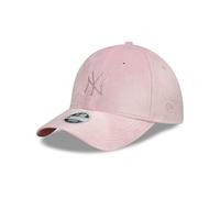 New Era MLB New York Yankees Baseball Casquette pour Femme Velours Logo de l'équipe 9Forty Chapeau Tonal Rose