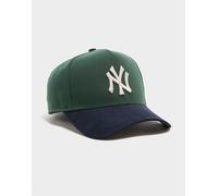 New Era MLB New York Yankees Faux Suede 9FORTY E-Frame Cap - Vert One Size