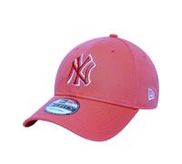 New Era Casquette 9Forty MLB New York Yankees Team Outline rouge orangé Taille One Size