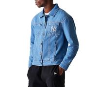 New Era MLB New York Yankees Veste en jean unisexe Bleu foncé, bleu foncé, L