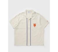 New Era MLB PIPING REVERE SHIRT NEW YORK METS men Shortsleeves beige taille: S