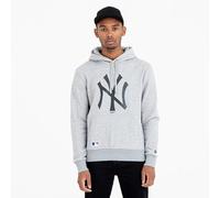 Sweatshirt à capuche New Era MLB Regular Mid Logo New York Yankees gris clair noir - XXL