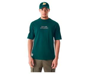 New Era MLB Tartan Oversized Oakland Athletics Short Sleeve T-Shirt L