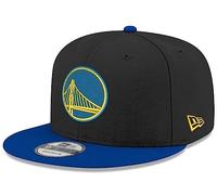 New Era NBA 9FIFTY Casquette Ajustable 2 Tons Taille Unique, Golden State Warriors Noir, Taille Unique