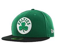 New Era NBA Boston Celtics Basic Logo Cap 5950 Fitted Team Baseball 6 7/8-7