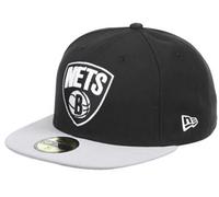 New Era NBA Brooklyn Nets Basic Logo Cap 5950 Fitted Team Basecap 6 7/8-7 3/4