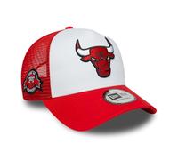 New Era Nba Chicago Bulls Side Patch 9 Forty Aframe Trucker Cap Rouge