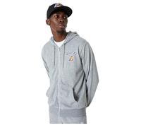 New Era Nba Essentials Los Angeles Lakers Full Zip Sweatshirt Gris XS Homme