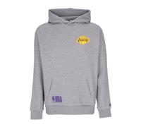 New Era - NBA Half Logo Oversized Sweat à capuche - Homme - Sweatshirts et sweats à capuche - Gris - Taille: XL