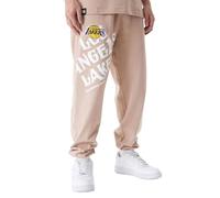 New Era NBA LA Lakers Pantalon de jogging pour homme, beige, L