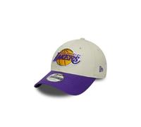 Casquette New Era NBA Contrast Patch 9FORTY Los Angeles Lakers beige lilas jaune