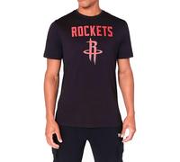 New Era Nba Regular Houston Rockets Short Sleeve T-shirt Noir XL Homme