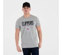New Era Nba Regular La Clippers Short Sleeve T-shirt Gris 2XL Homme