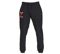 New Era NBA Team Chicago Bulls Logo Jogger 60284784, Mens Trousers, Black, L EU