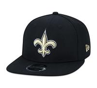New Era New Orleans Saints NFL Black 9Fifty Original Fit Snapback Cap - One-Size