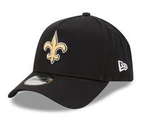 New Era New Orleans Saints NFL Evergreen Noir Casquette Réglable du Modèle 9Forty A-Frame