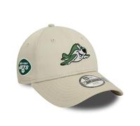 New Era New York Jets Casquette Ajustable pour Enfants Mascotte 9Forty Chapeau garçon Fille NFL Beige