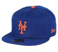 New Era New York Mets MLB Cap 59Fifty Basecap Baseball Kappe Blau - 7 3/8-59cm (L)