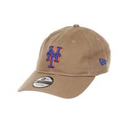 New Era New York Mets MLB Team Khaki 9Twenty Unstructured Strapback Cap - One-Size