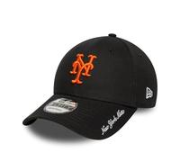 New Era New York Mets MLB Visor Script 9Forty Cap Noir