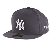 New Era New York Yankees 59fifty Cap MLB Basic Graphite/White - 7 3/8-59cm