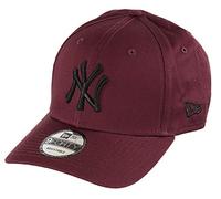 New Era New York Yankees 9forty Adjustable Cap MLB Rear Logo Maroon/Black - One-Size
