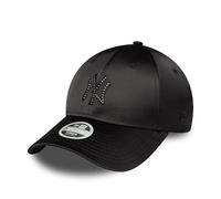 New Era New York Yankees 9Forty Women Satin Rhinestone Cap Noir