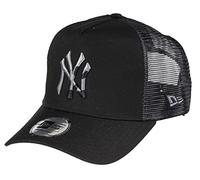 New Era New York Yankees A Frame Adjustable Trucker Cap Camo Infill Black - One-Size