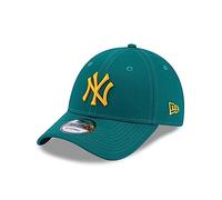 New Era New York Yankees Baseball Kappe 9Forty MLB grün Gelb Teamlogo Strapback - One-Size