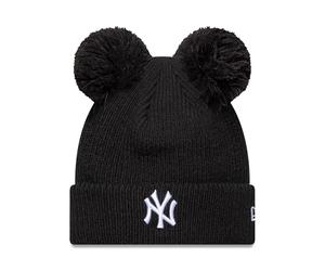 New Era New York Yankees Bonnet Femme Double Pom MLB Noir