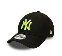 New Era New York Yankees Cap MLB 9Forty Basecap verstellbar Kappe Pop Logo Schwarz Gelb - One-Size