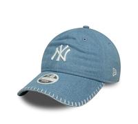 New Era New York Yankees Casquette MLB Denim Stitch 9Twenty Femme Bleu Clair