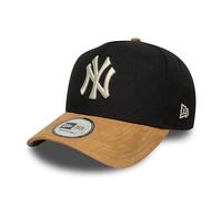 New Era New York Yankees E-Frame Suede Visor Cap Noir