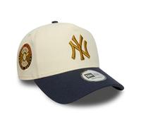 New Era New York Yankees E-Frame World Series Sidepatch Casquette Beige Bleu
