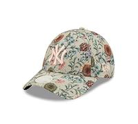 New Era New York Yankees Frauencap Grau Grün Blumenmuster 9Forty verstellbar Baseball MLB - One-Size