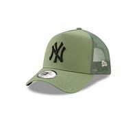 New Era New York Yankees League Essential Jade A-Frame Adjustable Trucker Cap - One-Size