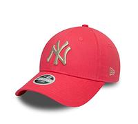 New Era New York Yankees Metallic Logo Blush 9Forty Adjustable Women Cap - One-Size