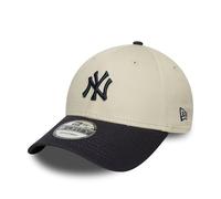 New Era New York Yankees MLB 9Forty Contrast Visor Cap Beige