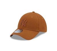 New Era New York Yankees MLB Basecap Braun gebogener Schirm tonales NY-Logo 39Thirty Kappe - S-M (6 3/8-7 1/4)