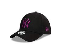 New Era New York Yankees MLB Cap 9forty Basecap Verstellbar Damen Baseball Colour Essential Schwarz Lila - One-Size
