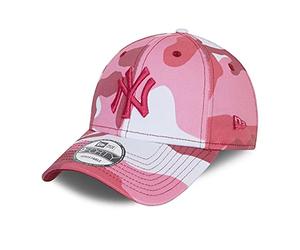 New Era New York Yankees MLB Cap 9Forty Basecap verstellbar Kappe Baseball Camouflage Sommer Pink - One-Size