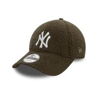 New Era New York Yankees MLB Casquette Duveteux Tissu Borg réglable Chapeau 9Forty Chaud Vert