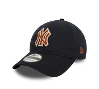 New Era New York Yankees MLB Casquette Logo de l'équipe NY Strapback réglable Non structurée Baseball Chapeau Bleu