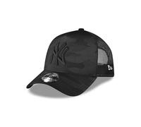 New Era New York Yankees MLB Dark Camouflage Noir 9Forty A-Frame Casquette de Camionneur Ajustable