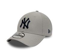 New Era New York Yankees MLB Diamond Era Essentials Grey 9Forty Adjustable Cap - One-Size