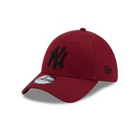 New Era New York Yankees MLB Fankappe Rot Teamlogo Baseball Cap NY 39Thirty gebogener Schirm - L-XL (7 1/8-7 5/8)