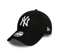 New Era New York Yankees MLB League Essential Noir 9Forty Casquette Ajustable pour Femmes