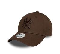 New Era New York Yankees MLB League Essential Ton sur Ton Marron 9Forty Casquette Ajustable pour Femmes